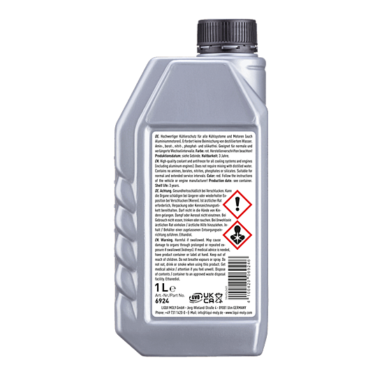 Coolant & Antifreeze Ready Mix RAF 12+ 1000 ml | Liqui Moly
