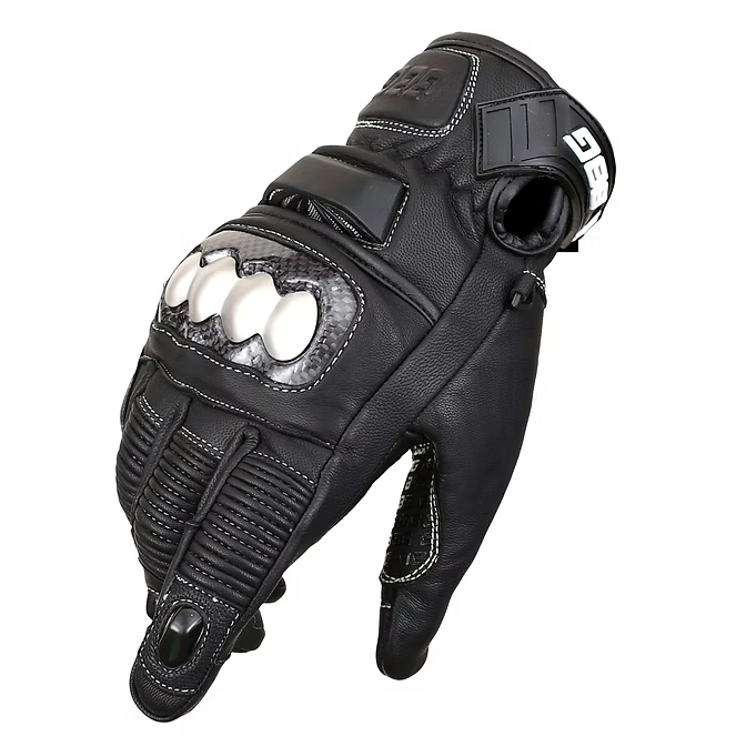 Semi Gauntlet Gloves |  Biking Brotherhood Gears