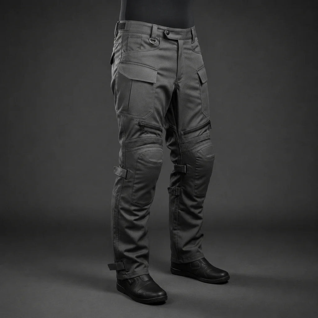 Nomad Riding Cargo Pants – Level 2 CE Knee Protection | Adjustable Straps | Everyday Riding Comfort | 66Bhp
