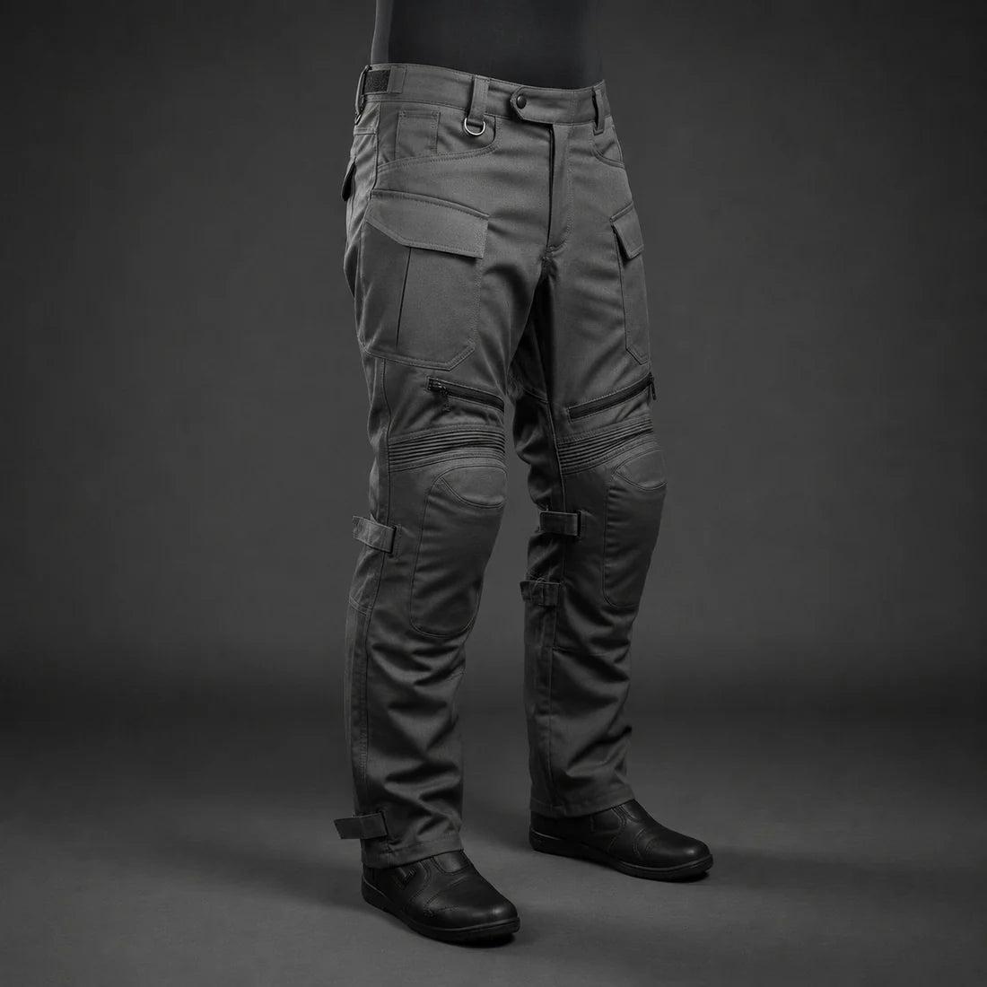 Nomad Riding Cargo Pants – Level 2 CE Knee Protection | Adjustable Straps | Everyday Riding Comfort | 66Bhp