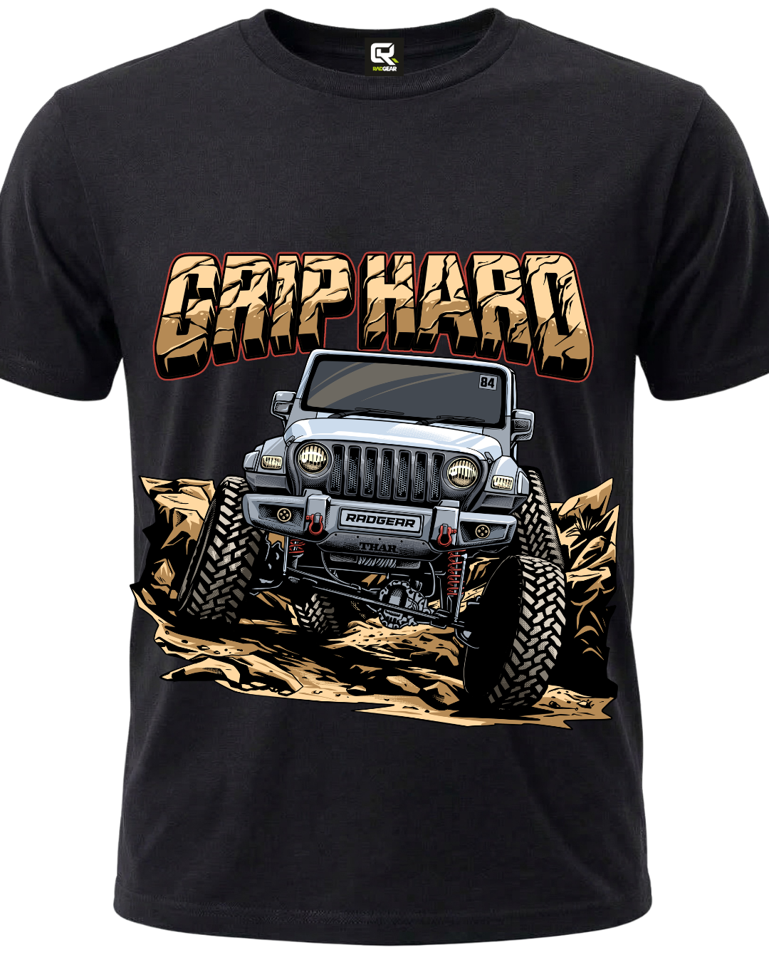 Grip Hard | Limited Edition Motorcycle Rider Tee