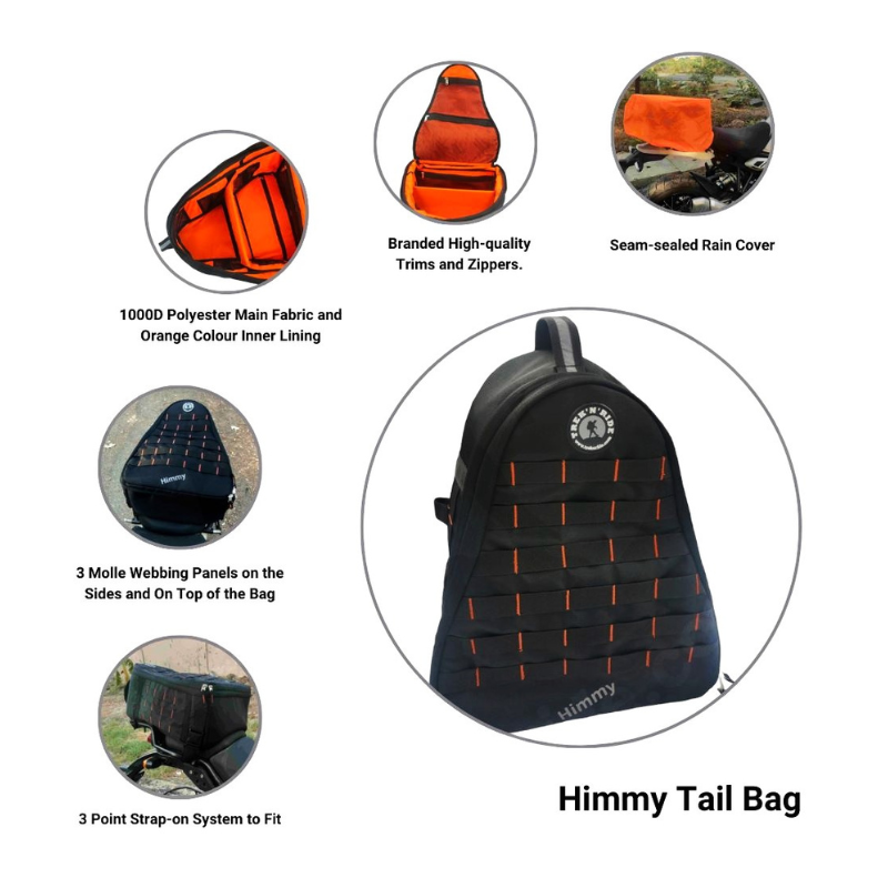 Himmy – Royal Enfield Himalayan Waterproof Tail Bag