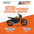 Yezdi Scrambler/ Adventure/Roadster Race Pro Sintered Brake Pad