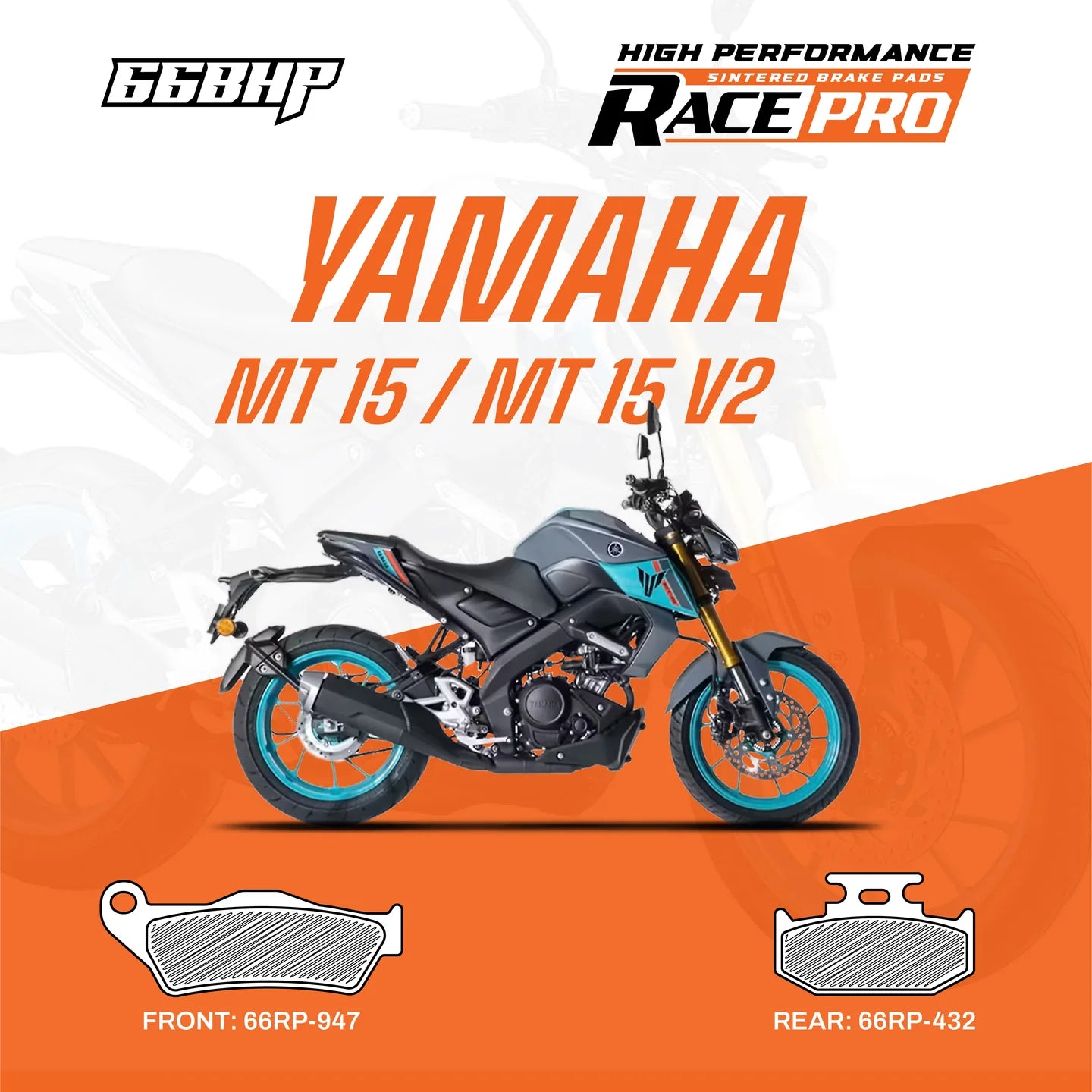 Yamaha MT15 Race Pro Sintered Brake Pad