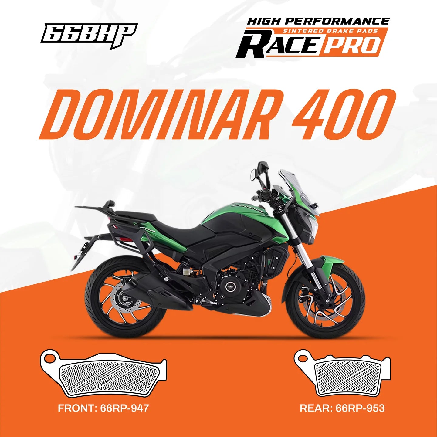 Bajaj Dominar 400 Race Pro Sintered Brake Pad