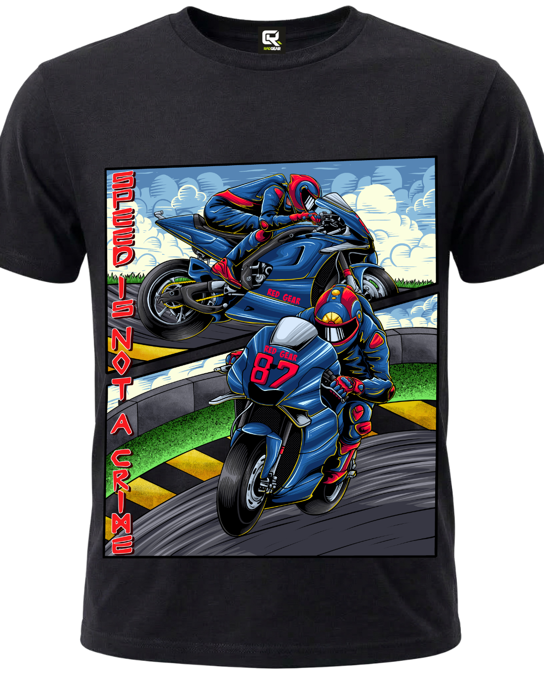 Speed is Not a Crime | Limited Edition Motorcycle Rider Tee
