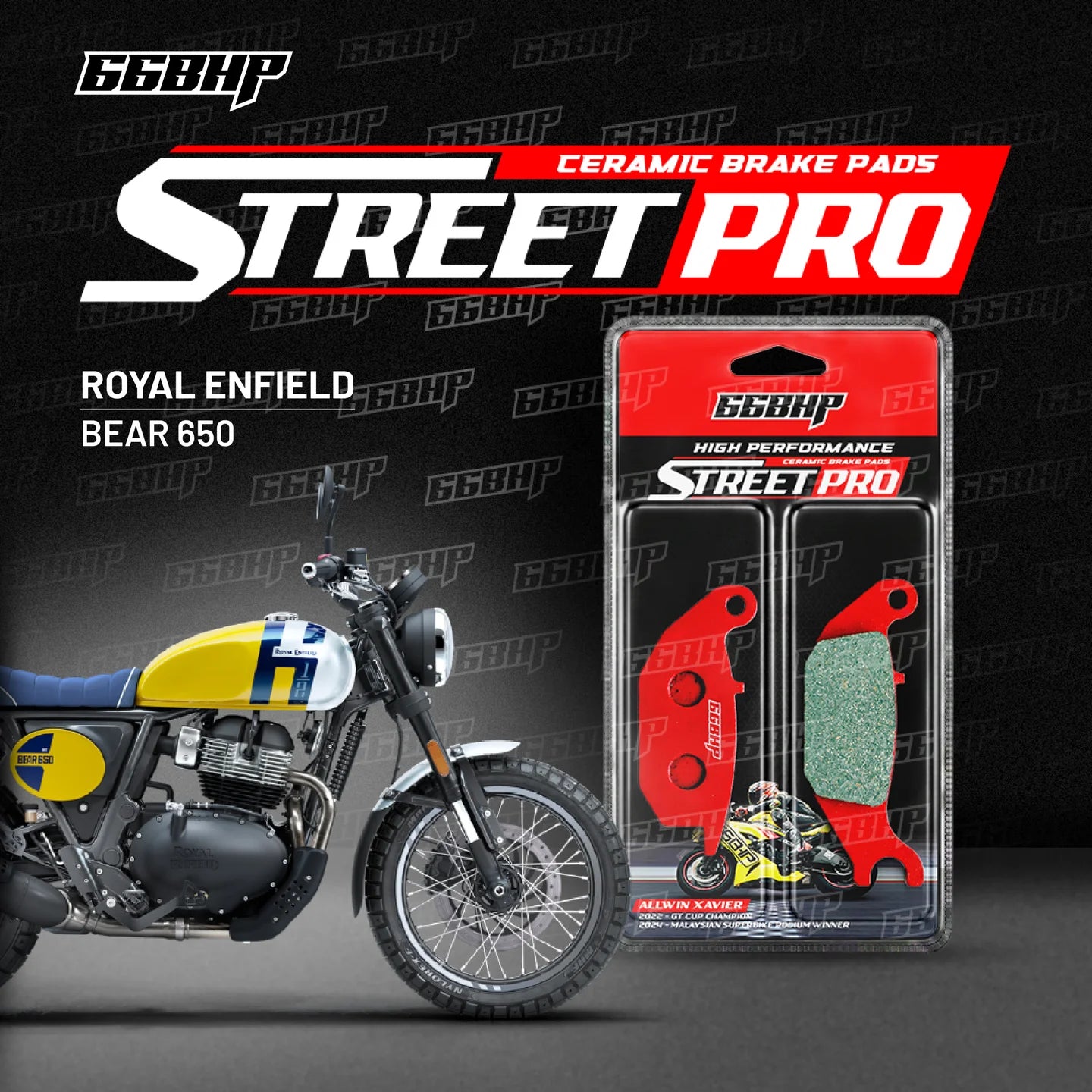 Royal Enfield Bear 650 Street Pro Semi Ceramic Brake Pads