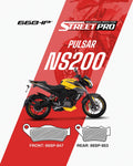 Bajaj Pulsar NS200 Street Pro Semi Ceramic Brake Pads (UP TO 2024 Model)
