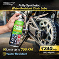 66BHP Fully Synthetic Motorcycle Chain Lube – Water-Resistant, Long-Lasting Protection