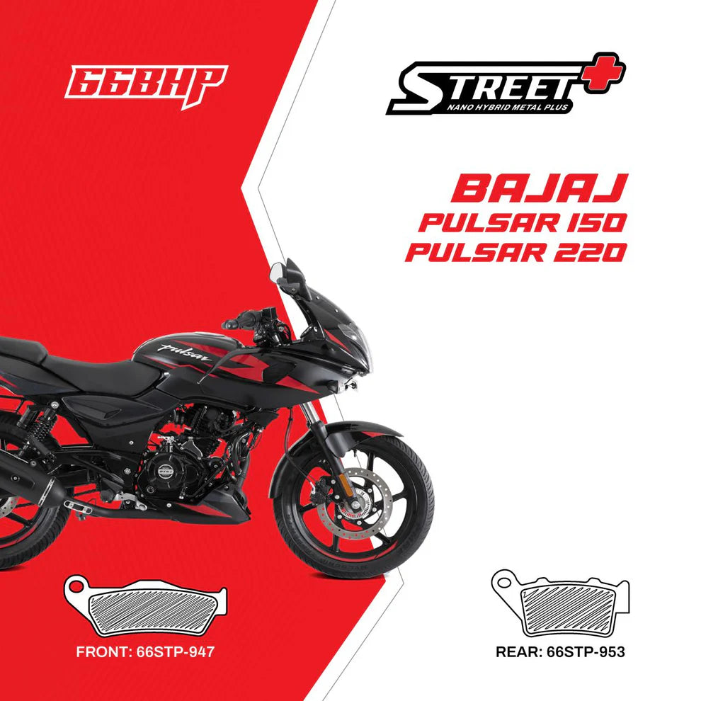 Bajaj Pulsur 150/180/220 66BHP Street Plus Brake Pads