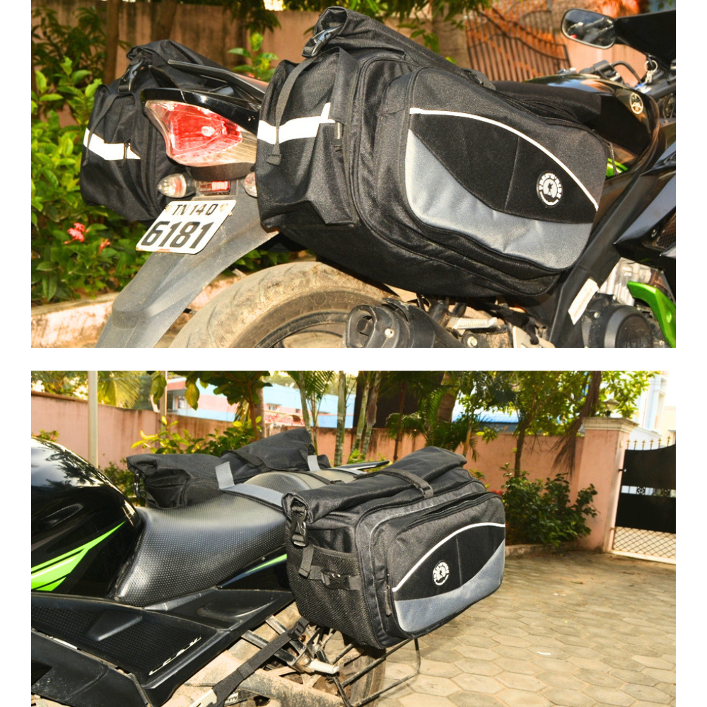 Motorcycle Waterproof Saddle Bag – Xplorer (68Ltrs)