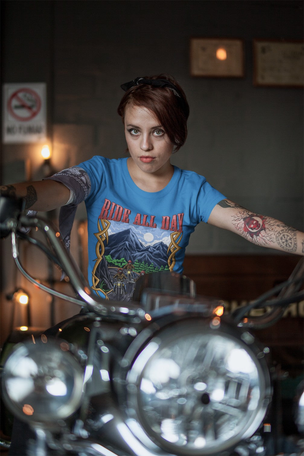 Ride All Day | Biker Tshirt