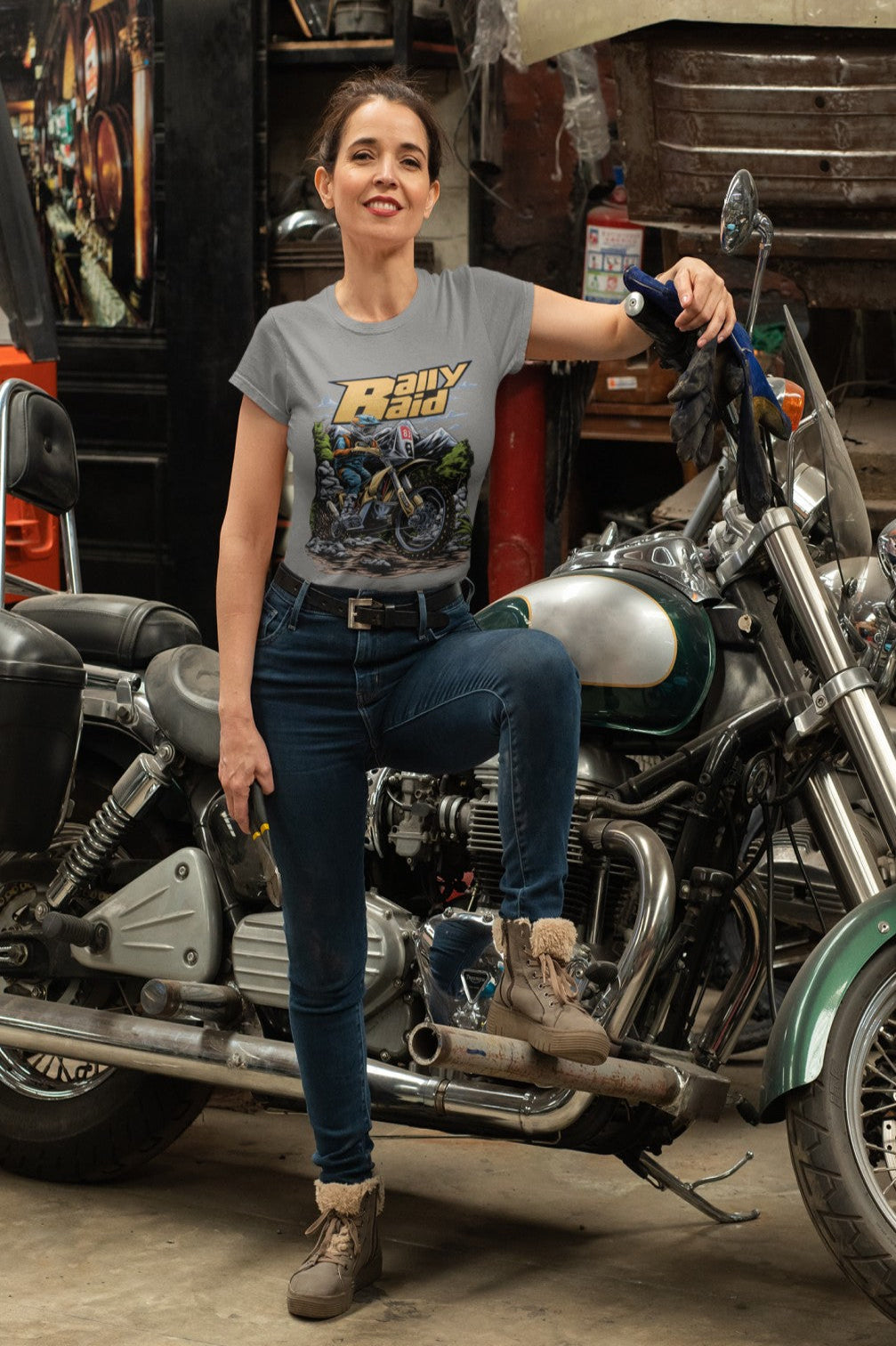 Rally Raid Biker | Limited Edition Motorcycle Rider Tee