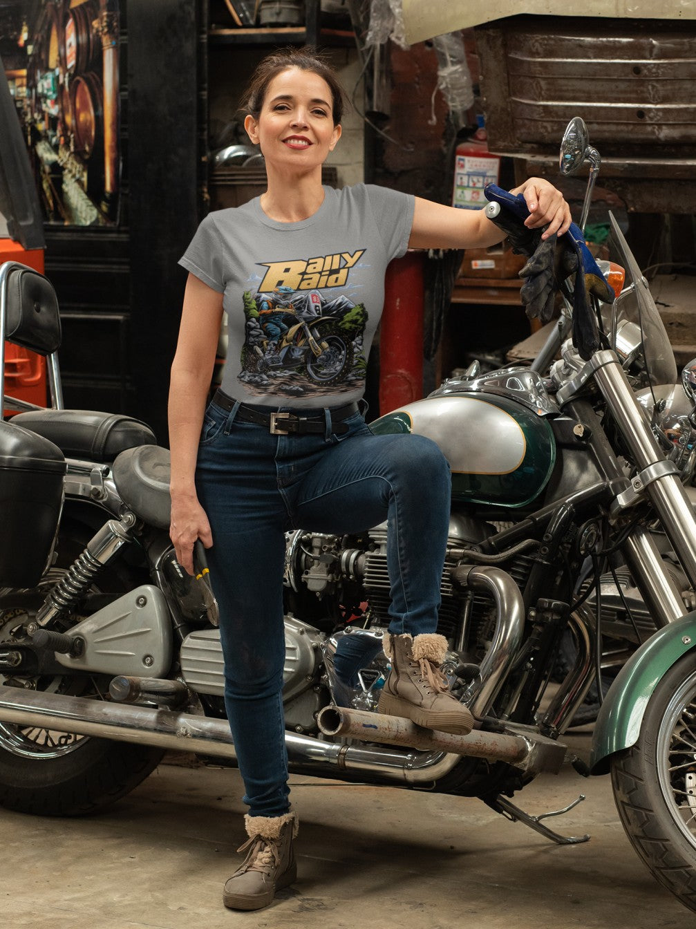 Rally Raid | Biker Tshirt