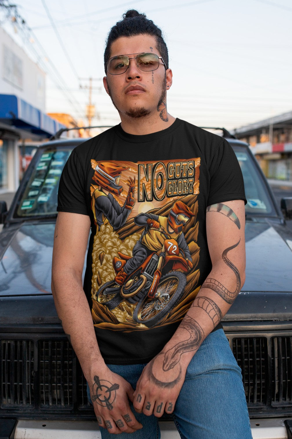 No Guts No Glory  | Limited Edition Motorcycle Rider Tee