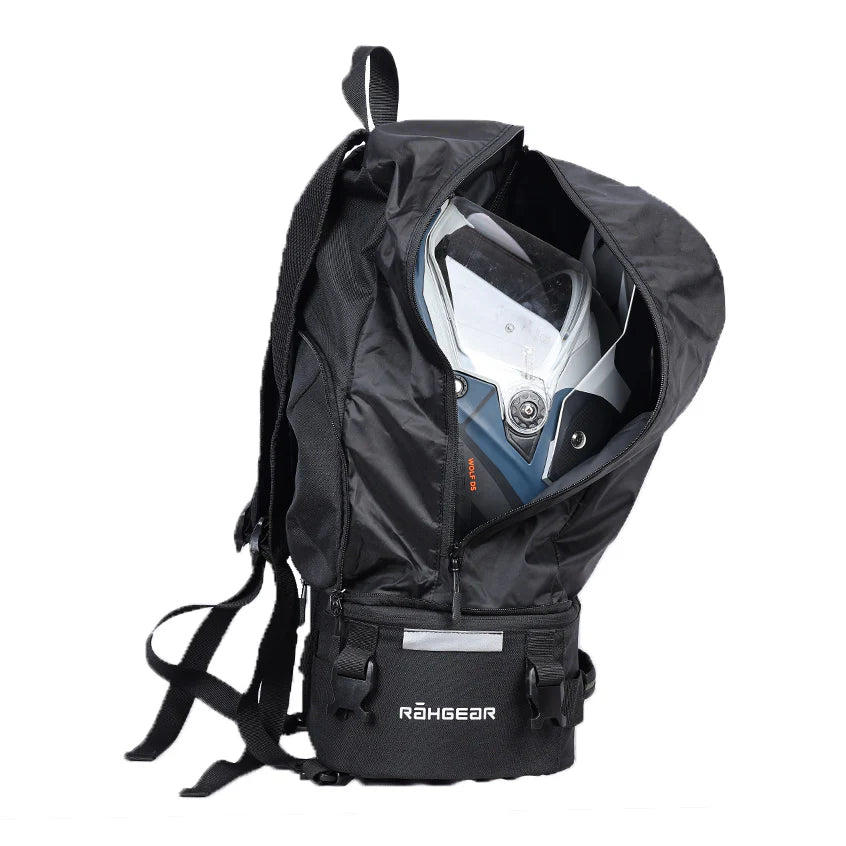 Dayfarer - Motorcycle Tail Bag | Helmet Backpack | Rahgear