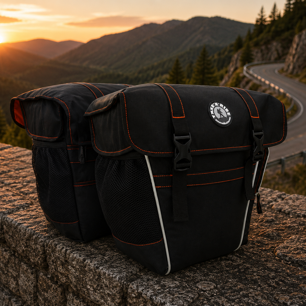 Minimalist Motorcycle Saddle Bag – Waterproof