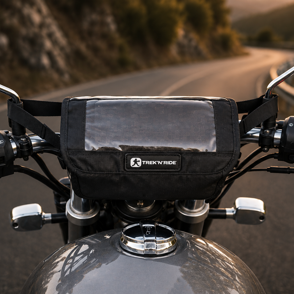 Mobilemate+ Motorcycle Handlebar Bag with Mobile Compartment