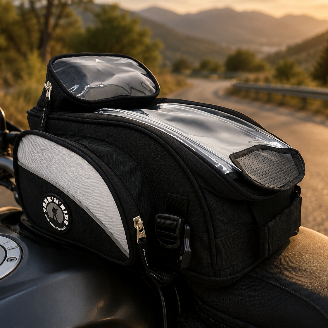 Motorcycle Waterproof Tank Cum Tail Bag (22Ltrs)